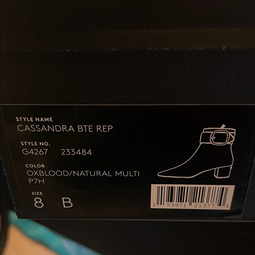 Coach Snake-Print Ankle Boots with Buckle - Black/Brown/Cream - Picture 8 of 8